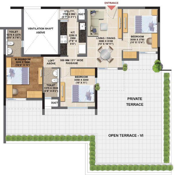 3 BHK-3