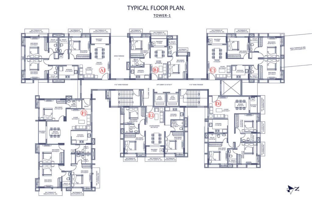 Typicil Floor Plan Tower-1