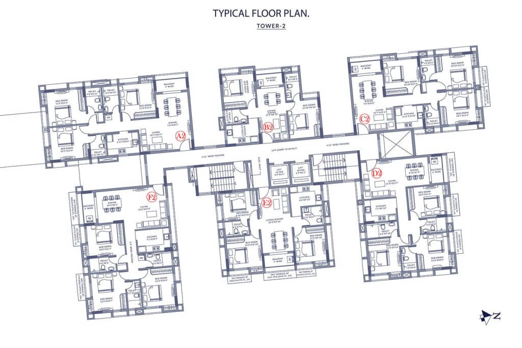 Typicil Floor Plan Tower-2