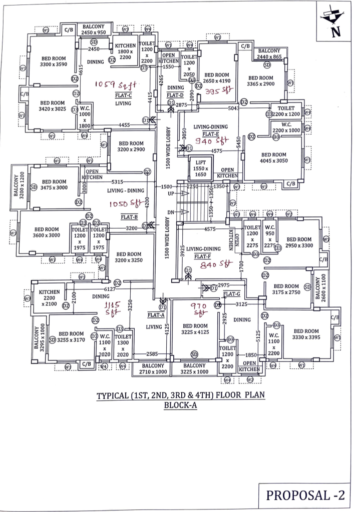 GURUKUL-UMANG-REVISED-FLAT-LAYOUT-Tower 1-1