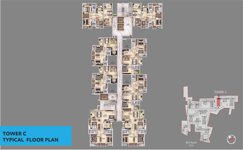 Typical floor plan tower3