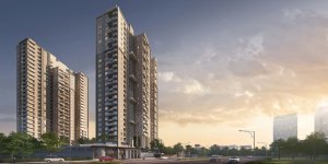 Vinayak Amara in Newtown, Kolkata, featuring premium high-rise apartments.